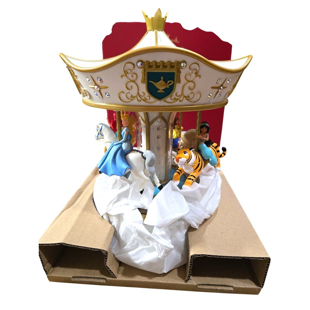 Disney Princess Carousel 2021 Hallmark Dreams Go Round Tabletop Decoration